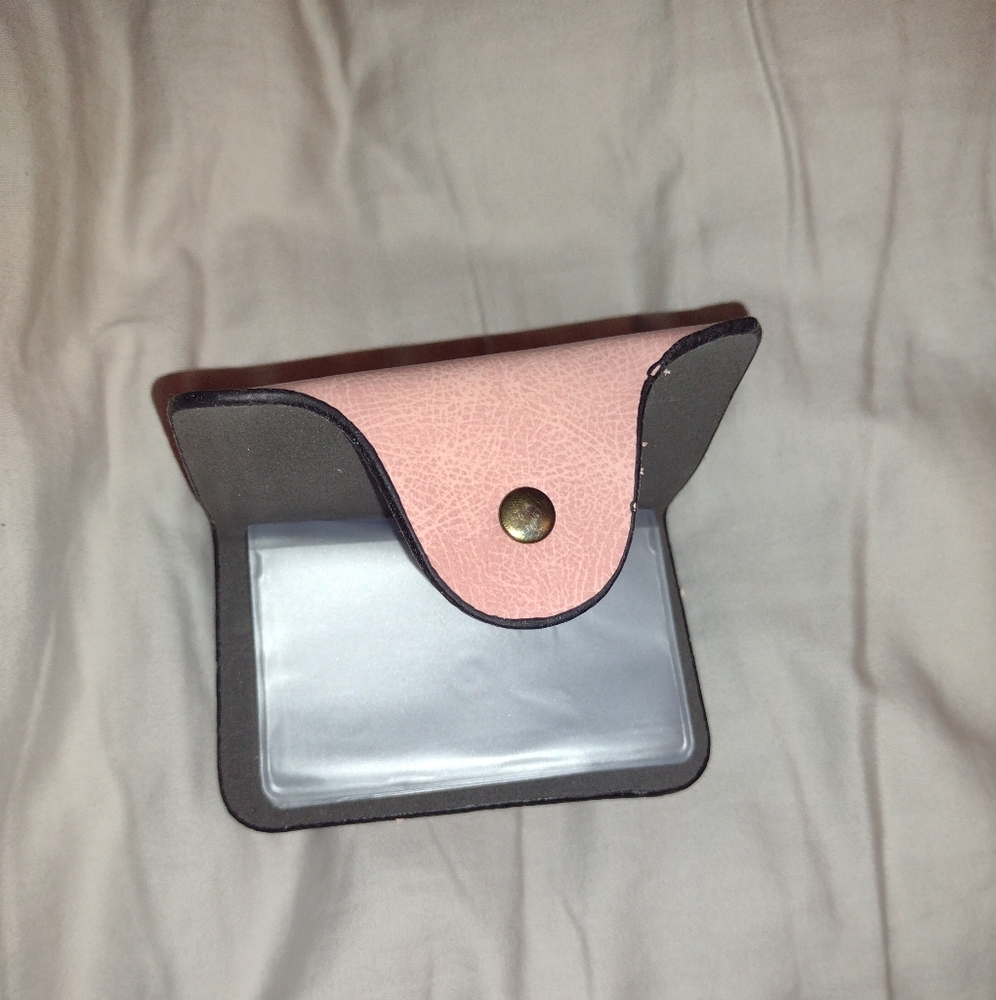 Pink Clutch and Card Holder Set. - Picture 6 of 6